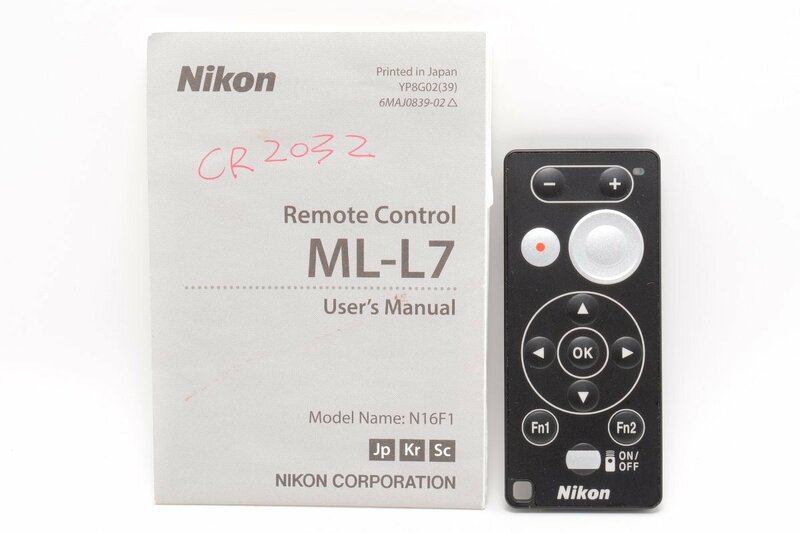 【良品】Nikon ML-L7 ニコン Bluetooth リモコン #4587