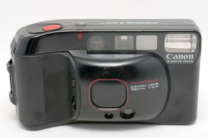 【良品】Canon Autoboy 3 QUARTZ DATE 38mm F2.8 キヤノン オートボーイ3 クオーツデート コンパクトフィルムカメラ #4106