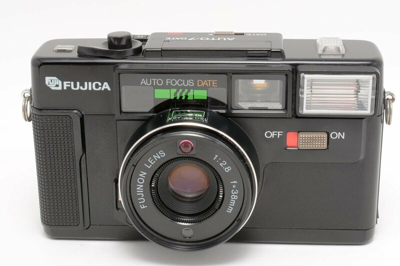 【良品】FUJICA AUTO-7 DATE FUJINON LENS 38mm F2.8 フジカ コンパクトカメラ #3939