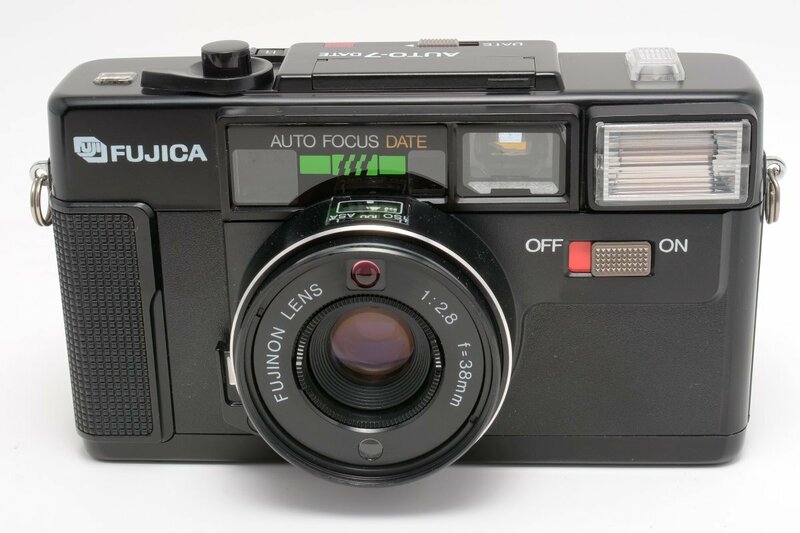 【良品】FUJICA AUTO-7 DATE FUJINON LENS 38mm F2.8 フジカ コンパクトカメラ #4437