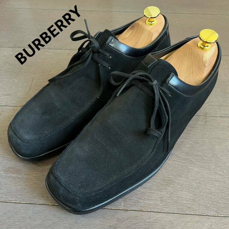 BURBERRY LONDON バーバリーロンドン ワラビー スウェードレザー シューズ 靴 ブラック 黒 