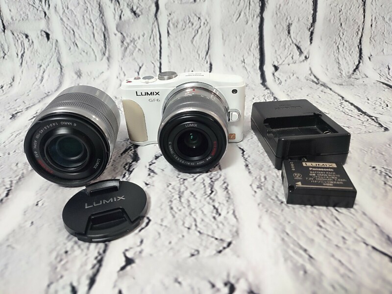 【売り切り】 パナソニック LUMIX DMC-GF6 ミラーレス一眼カメラ 3160-2