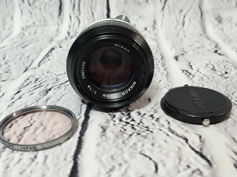 【売り切り】 Nikon ニコン NIKKOR 50mm 1:1.4 フィルムカメラレンズ 3174-4