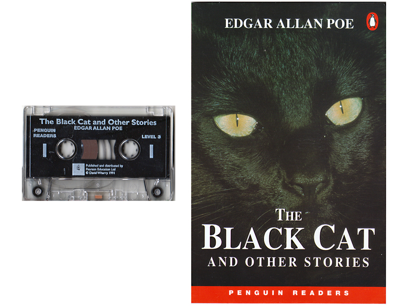 ★カセット & ペーパーバック★エドガー・アラン・ポー『黒猫 The Black Cat』 Edgar Allan Poe★ペンギン・リーダーズ Penguin Readers