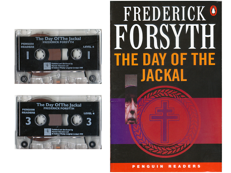 ★カセット & ペーパーバック★フォーサイス『ジャッカルの日』Frederick Forsyth [The Day of The Jackal] ★ペンギン Penguin Readers