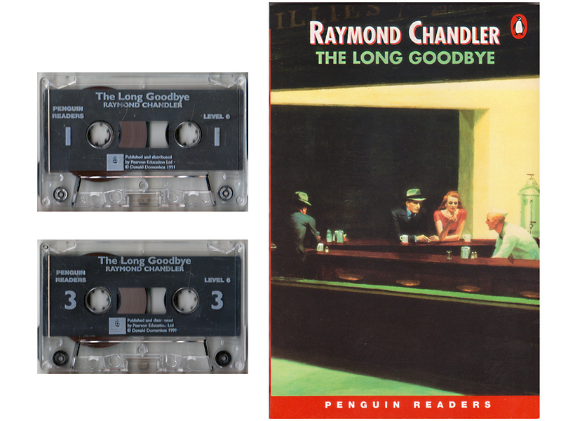 ★カセット & ペーパーバック★チャンドラー『長いお別れ』Raymond Chandler [The Long Goodbye]★ペンギン・リーダーズ Penguin Readers