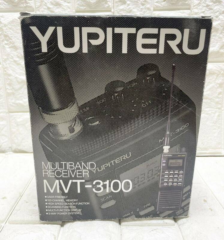 希少！ 未使用☆ YUPITERU ユピテル MVT-3100 マルチバンドレシーバー 無線機 アマチュア無線 広帯域受信機 G2