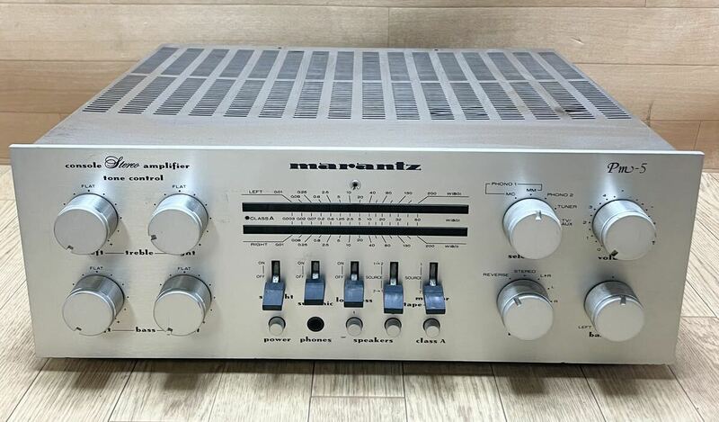 marantz console stereo amplifier アンプ ESOTEC series PM-5 マランツ お宝 希少 コレクター コレクション B4