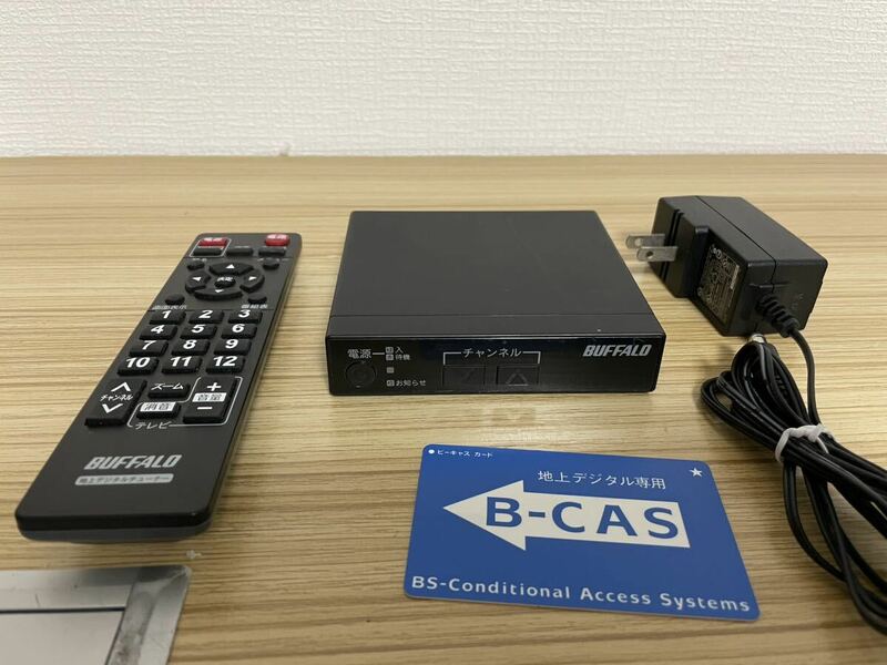 Buffalo バッファロー 地上デジタルチューナー DTV-MIC110 リモコン付き 通電確認済み