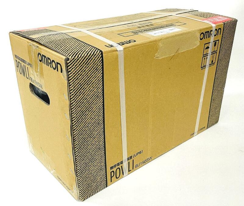 【新品未開封品】OMRON オムロン POWLI 無停電電源装置 UPS BU150SW 1500VA/1050W 常時インバータ給電 縦置 コンパクト 定価：255,530円