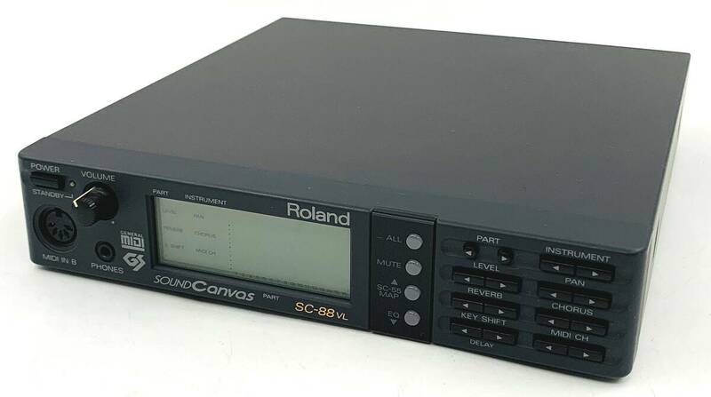 Roland SC-88VL SOUND CANVA ローランド MIDI 音源モジュール【動作品 本体のみ 未確認機能部分あり 現状品】