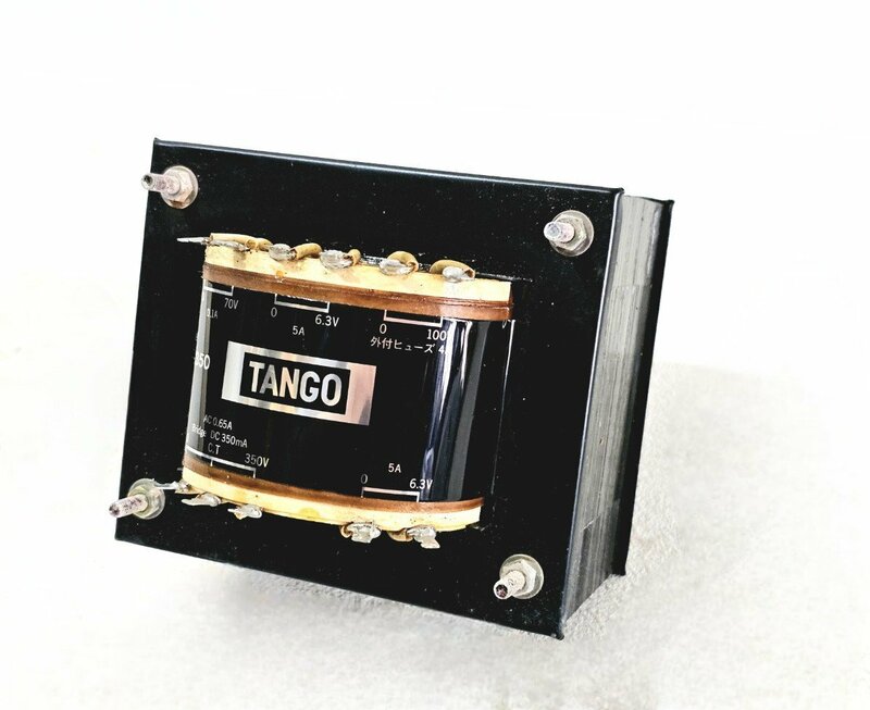 【未使用】TANGO タンゴ トランス ST-350 電源トランス 小型電源トランス 真空管アンプ ステレオアンプ 大型汎用