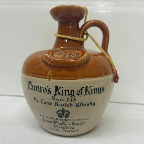 J417-O15-5438 Munro's King of Kings マンローズ キングオブキングス レアオールド スコッチウイスキー 約1618g 古酒 未開栓 ⑩