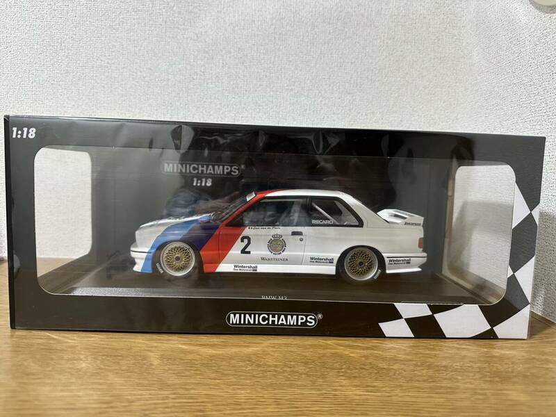 ミニチャンプス 155872002 1/18 BMW M3 `ZAKSPEED-BMW` ERIC VAN DER POELE #2 DTM 1987 チャンピオン