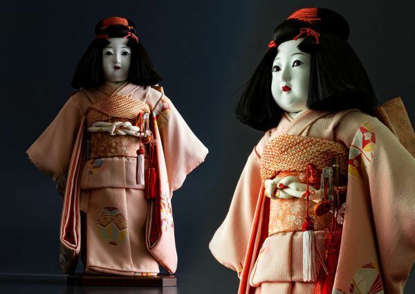 有職御人形司 十二世 伊藤久重　御所人形　玉眼 /日本人形 市松人形