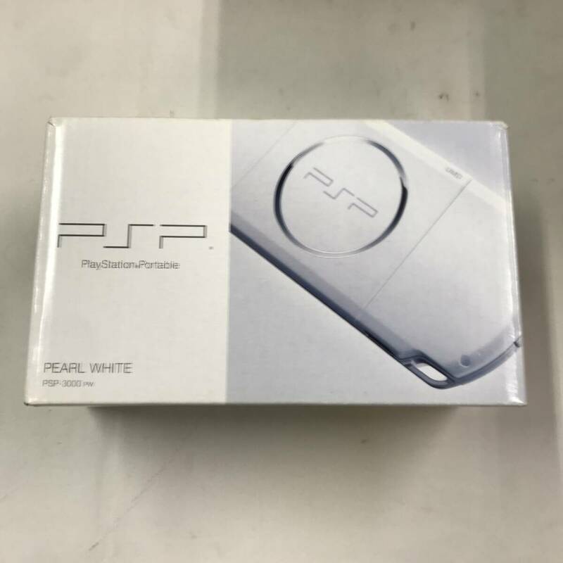 gb3224 送料無料！本体黄ばみ有り動作品 PSP 本体 PSP3000 パールホワイト