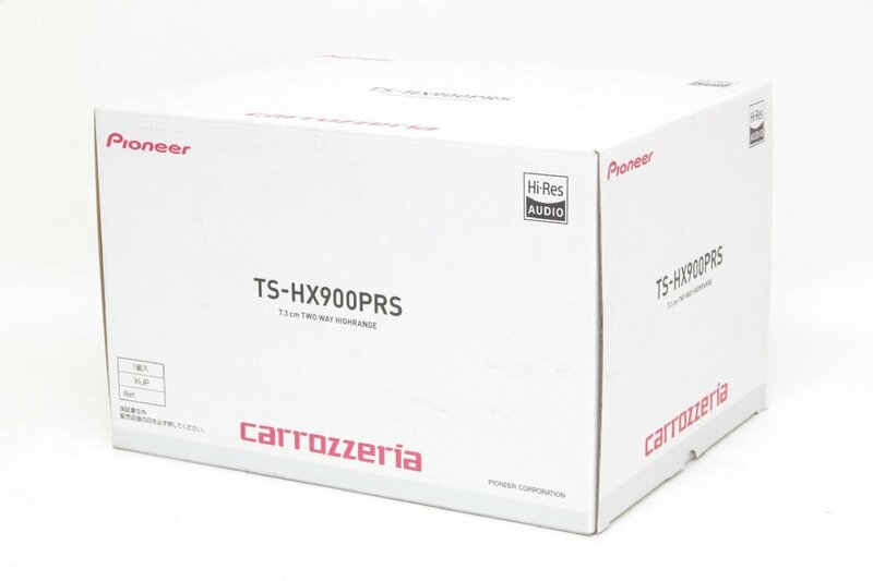 1D399☆パイオニア Pioneer カロッツェリア carrozzeria☆ 7.3cm 2ウェイ ハイレンジスピーカー TS-HX900PRS 美品【ニューポーン】