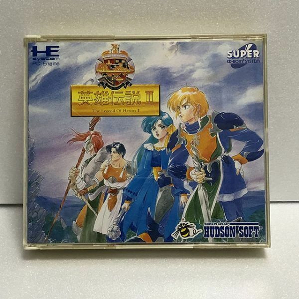 PCE SCD 「ドラゴンスレイヤー 英雄伝説II」ハドソン PC-エンジン SUPER CD-ROM2