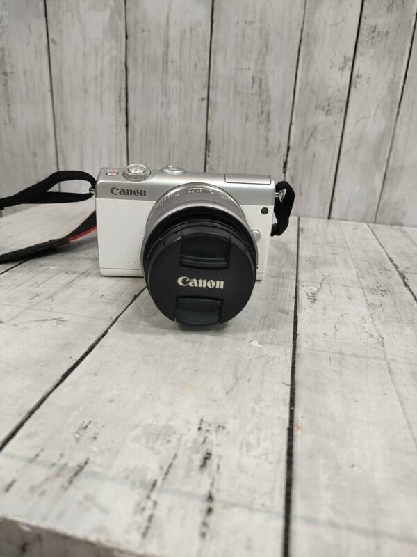 Canon EOS M100 PC2276 レンズ EF-M 15-45mm 　現状品【18034