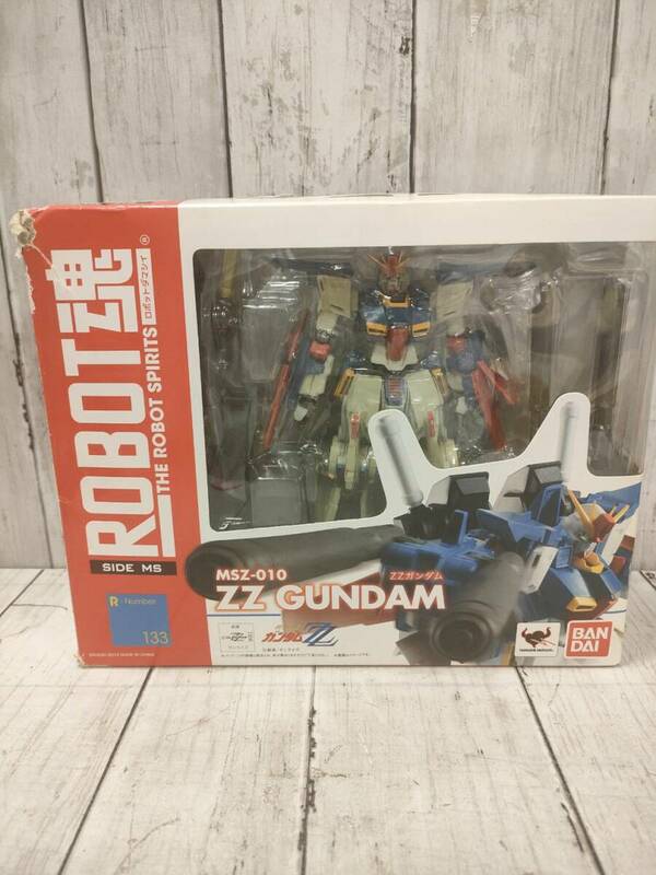 ROBOT魂 ＜SIDE MS＞ MSZ-010 ZZガンダム R-Number133 開封品 パッケージ傷み　現状品　【18175