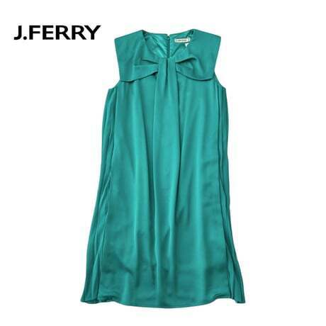 NC908ね@ J.FERRY FOR 新品タグ付き 2.5万円 ドレス ワンピース ノースリーブ レディース サイズ40/L　 0.9