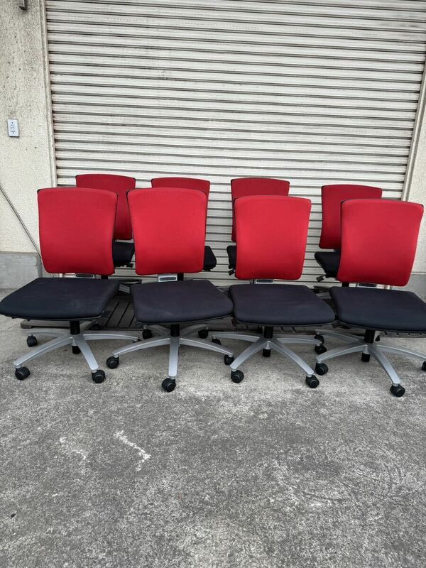 オフィスチェア 事務椅子　INABA インフィニア　8台　まとめて　千葉市近郊　送料無料