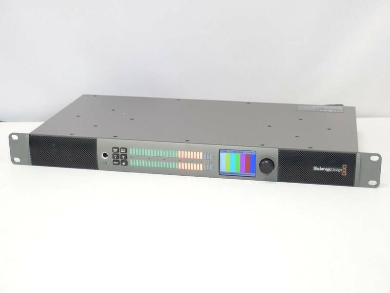 Blackmagicdesign Audio Monitor SDI/AES/バランス/アンバランス ラックインモニター 動作美品 映像制作向け *401893