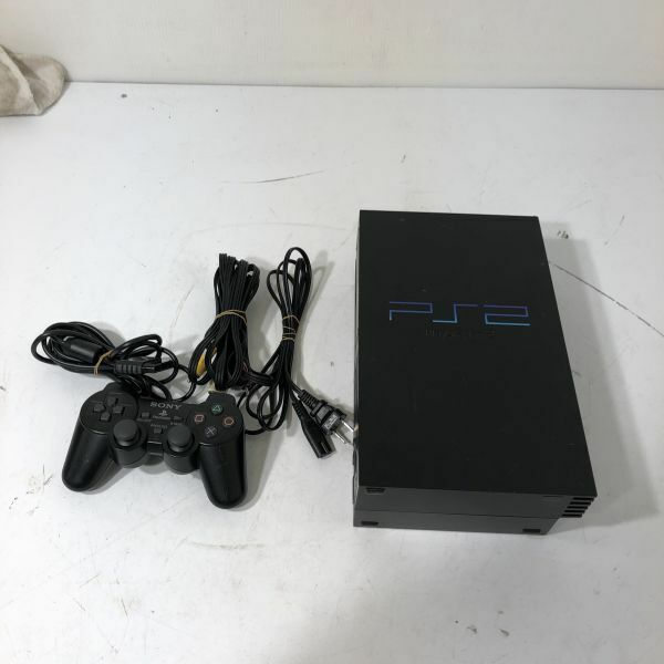 【送料無料】SONY PS2 PlayStation2 プレステ２ 本体 SCPH-50000 コントローラー 一式 動作確認済み AAL0501大4183/0530