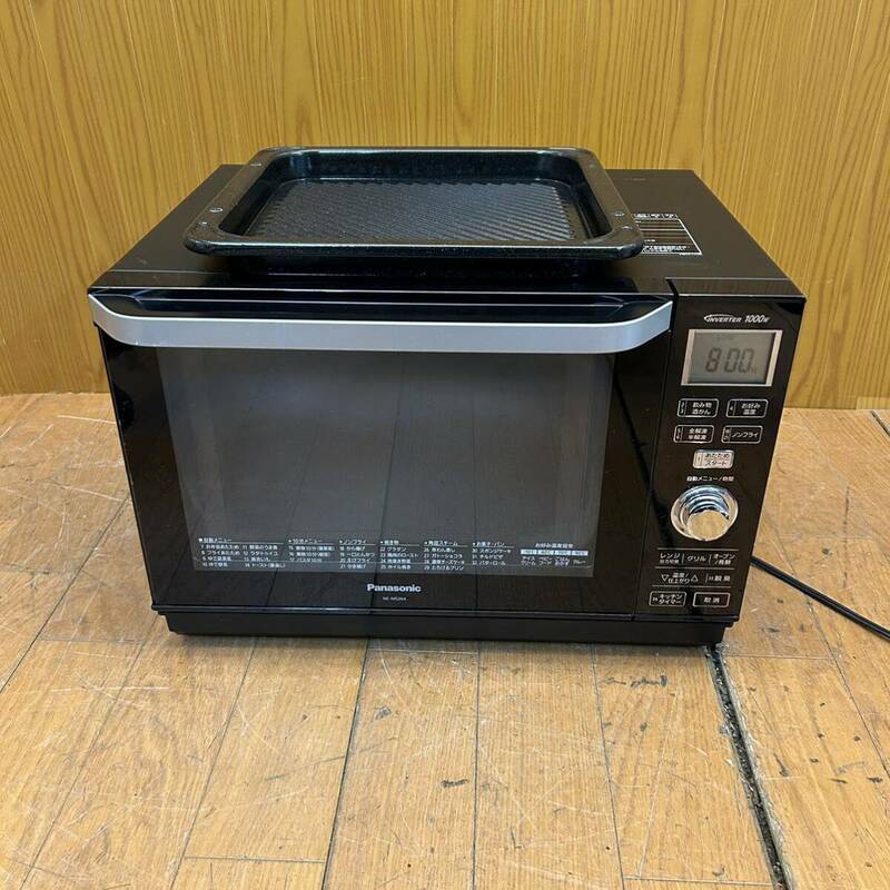 ★動作品★2018年製★オーブンレンジ★フラットテーブル★電子レンジ★家電★Panasonic★パナソニック★NE-MS264-K★SR(P296)