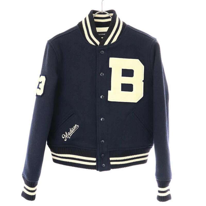 MADISON BLUE マディソンブルー 23AW COMPACT STADIUM BOMBER JK ウールメルトンスタジアムジャケット IT45S8BGYZAO