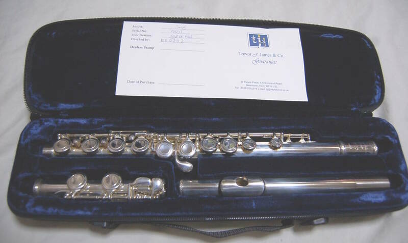 Trevor J.James Flute　T.J. 10x E3001　England