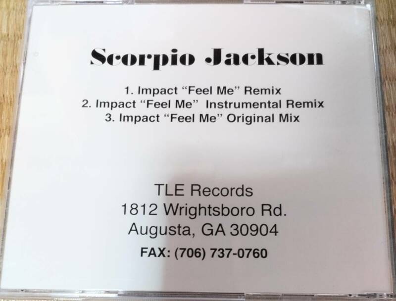 HIP HOP /scorpio jackson / impact remix cd single