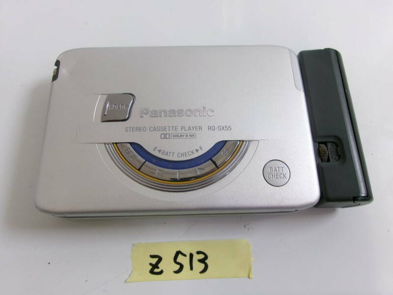 (Z-513)PANASONIC ポータブルカセットプレーヤー RQ-SX55 動作未確認 現状品