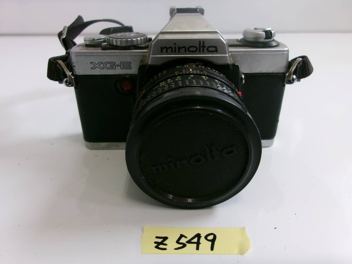 (Z-549)MINOLTA フィルムカメラ XG-E 動作未確認 現状品