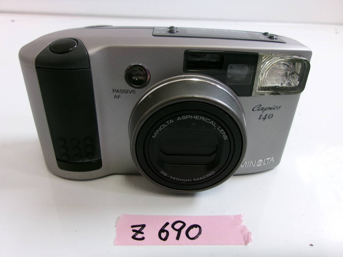 (Z-690)MINOLTA コンパクトカメラ CAPIOS140 動作未確認 現状品