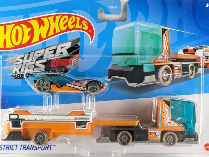 US版 ホットウィール ディストリクト トランスポート スーパーリグ Hot Wheels District transport Super Rigs BDW51 日本未入荷