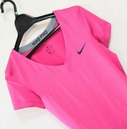 NIKE PRO ナイキプロ ドライフィット シャツ スポーツウェア ピンク サイズ Ｍ