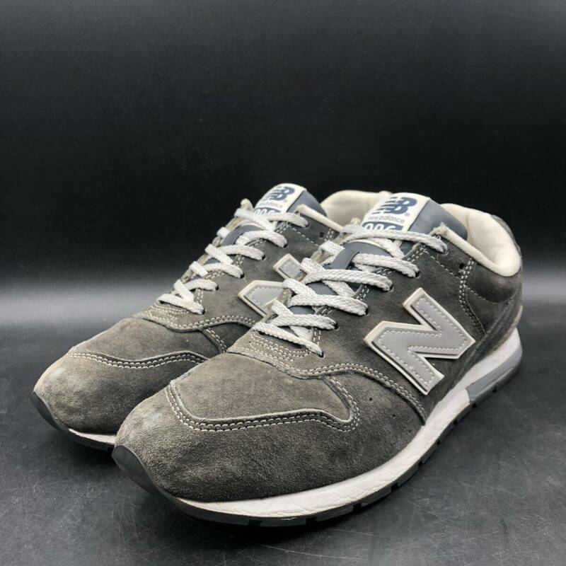 M2955 NEW BALANCE ニューバランス 997 ローカット スニーカー メンズ US8.5/26.5cm D グレー スエード シューズ MRL996EM