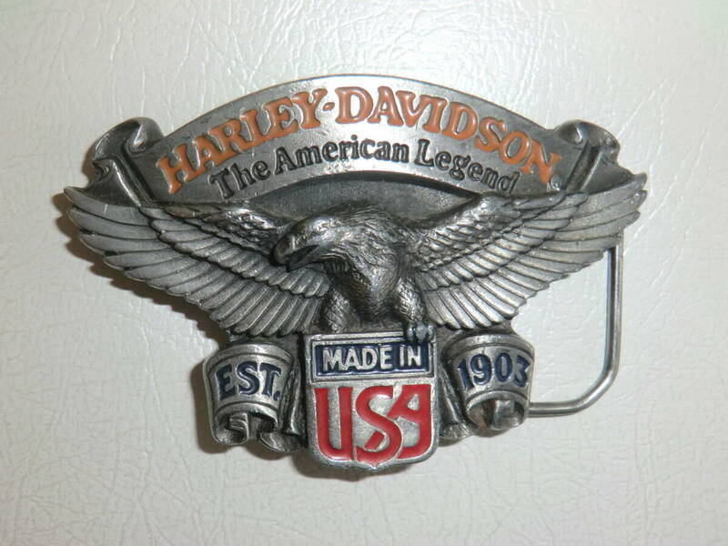 ハーレーダビッドソン HARLEY DAVIDSON USA製 イーグル 大鷲 ベルト バックル