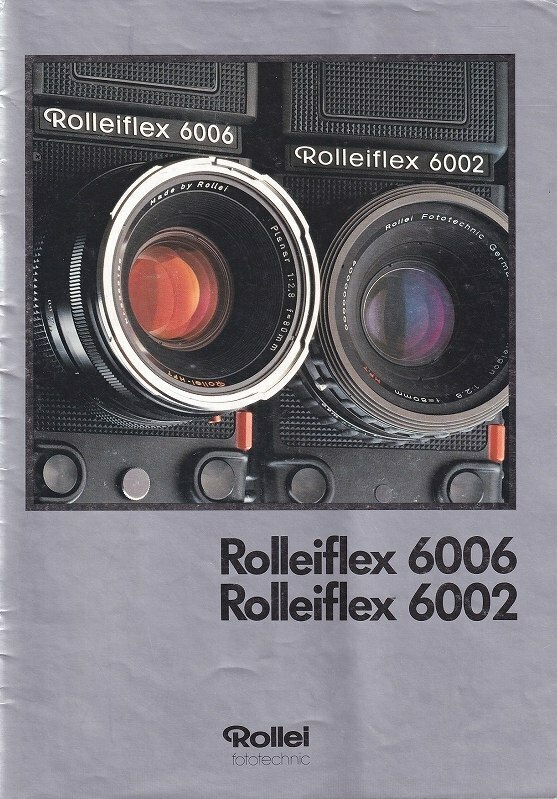 ローライ ROLLEI Rolleiflex 6006・6002 の 総合カタログ(美品中古)