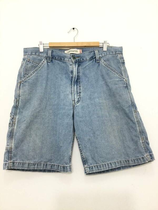 Levi’s リーバイス CARPENTER デニムハーフパンツ デニムショーツ ペインターパンツ 短パン W36 メンズL〜XL 大きめ【良品】242