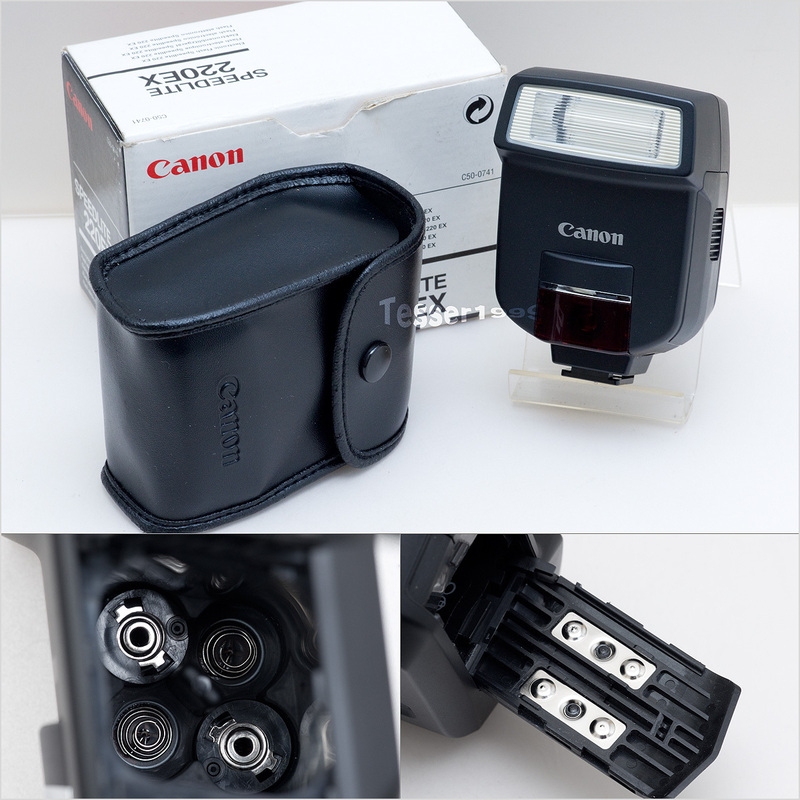 Canon SPEEDLITE 220EX ケース付 動作OK デジタル/フィルム対応 [0510]