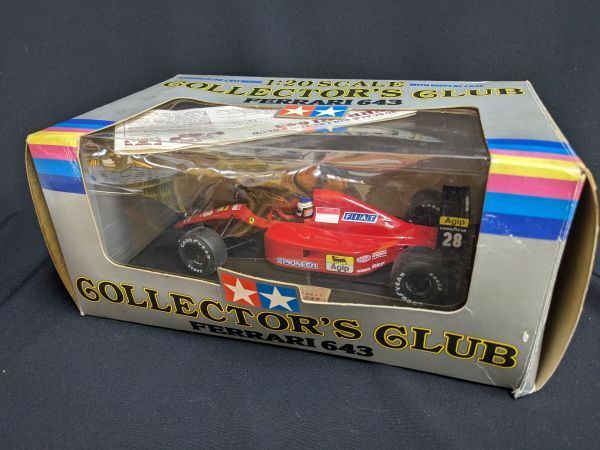 Q455 【タミヤ 1/20 フェラーリ643 #28 1991年 ジャン・アレジ Collectors Club】/80