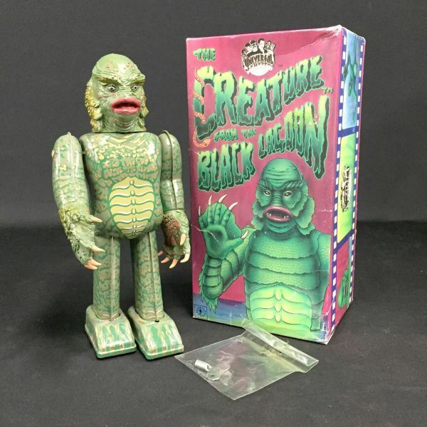 R508 USJモンスターズ 【ブリキ玩具 大アマゾンの半魚人】ROBOT HOUSE THE CREATURE FROM THE BLACK LAGOON ゼンマイ式/60