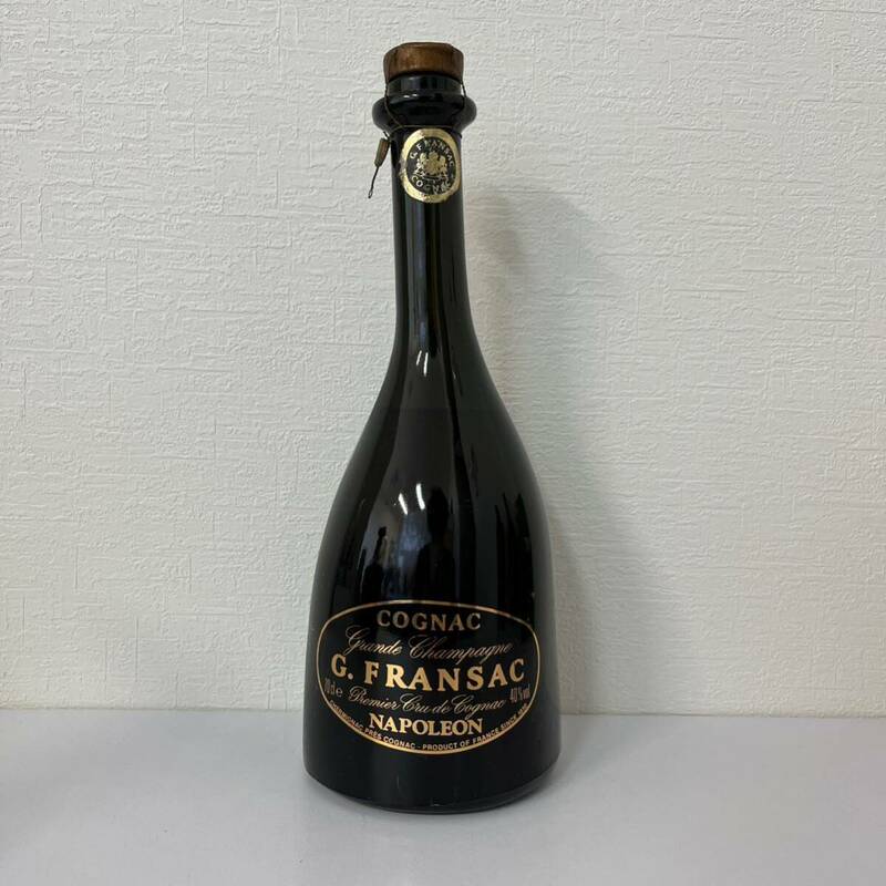 【N0505】※２０歳未満の者に対する酒類の販売はしません FRANSAC フランサック ブランデー ナポレオン 未開栓 古酒 洋酒 40% 700ml 