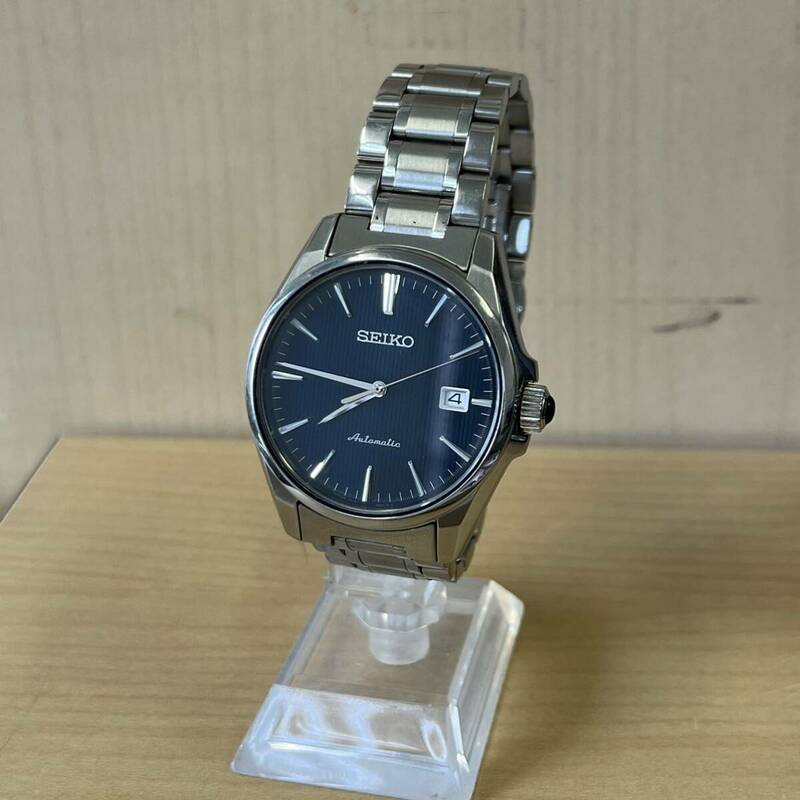 【T0516】SEIKO セイコー 腕時計 Automatic 自動巻き 6R15-03S0 現状稼働品 ネイビー文字盤
