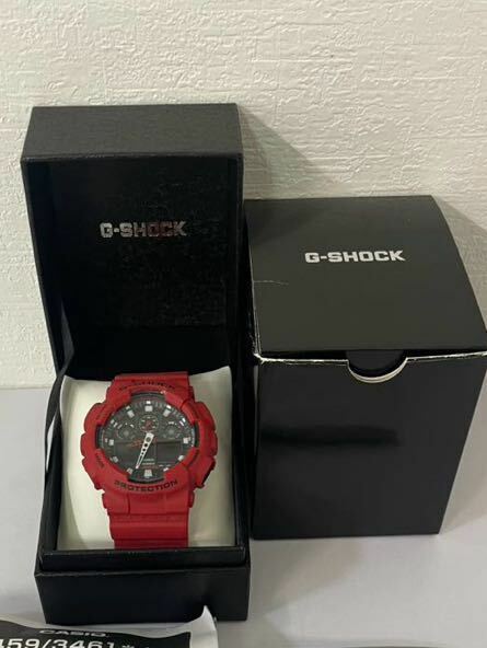 【TN0519】Gショック GA-100B 5081 ケース 箱付き G-SHOCK カシオ CASIO メンズ腕時計 SHOCK RESIST ブラック