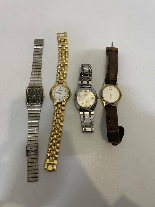 【FS0519】ジャンク 腕時計 4点 まとめ売り WINTEM AWI 212 LAURIET TOMONY 5001-7030 Quartz 自動巻き クオーツ
