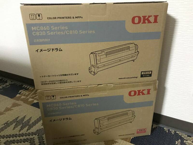 新品未使用 OKI イメージドラム トナーカートリッジ ID-C3KK ブラック マゼンタ セット 即決