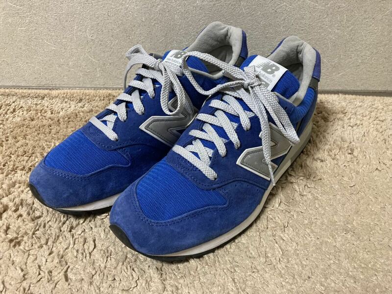 USA製 ニューバランス M996RYL スニーカー US9 27センチ New Balance 青 ブルー